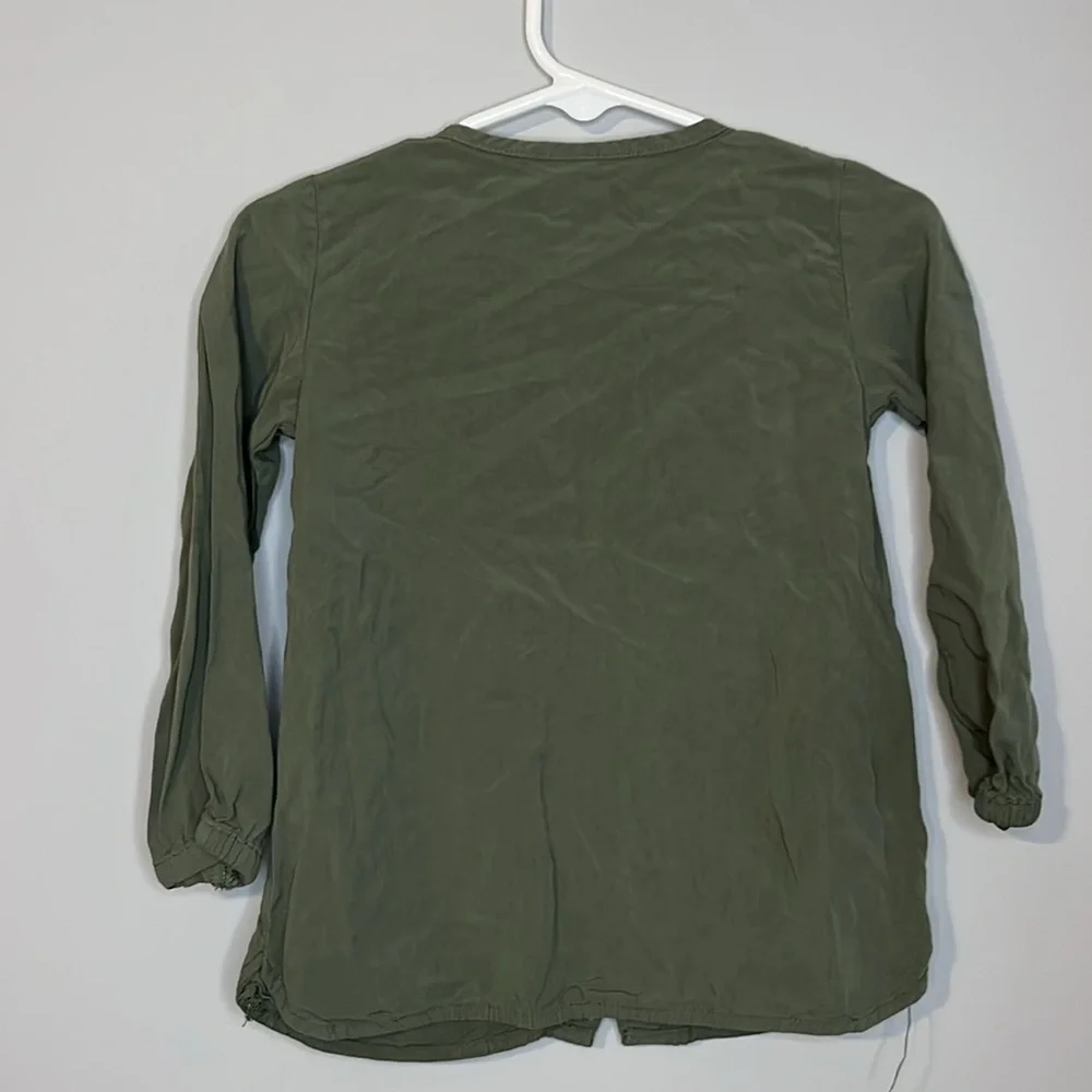 Girls Carters Hunter Green Top 2T